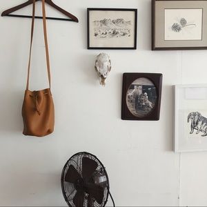 Baggu Drawstring Purse Caramel